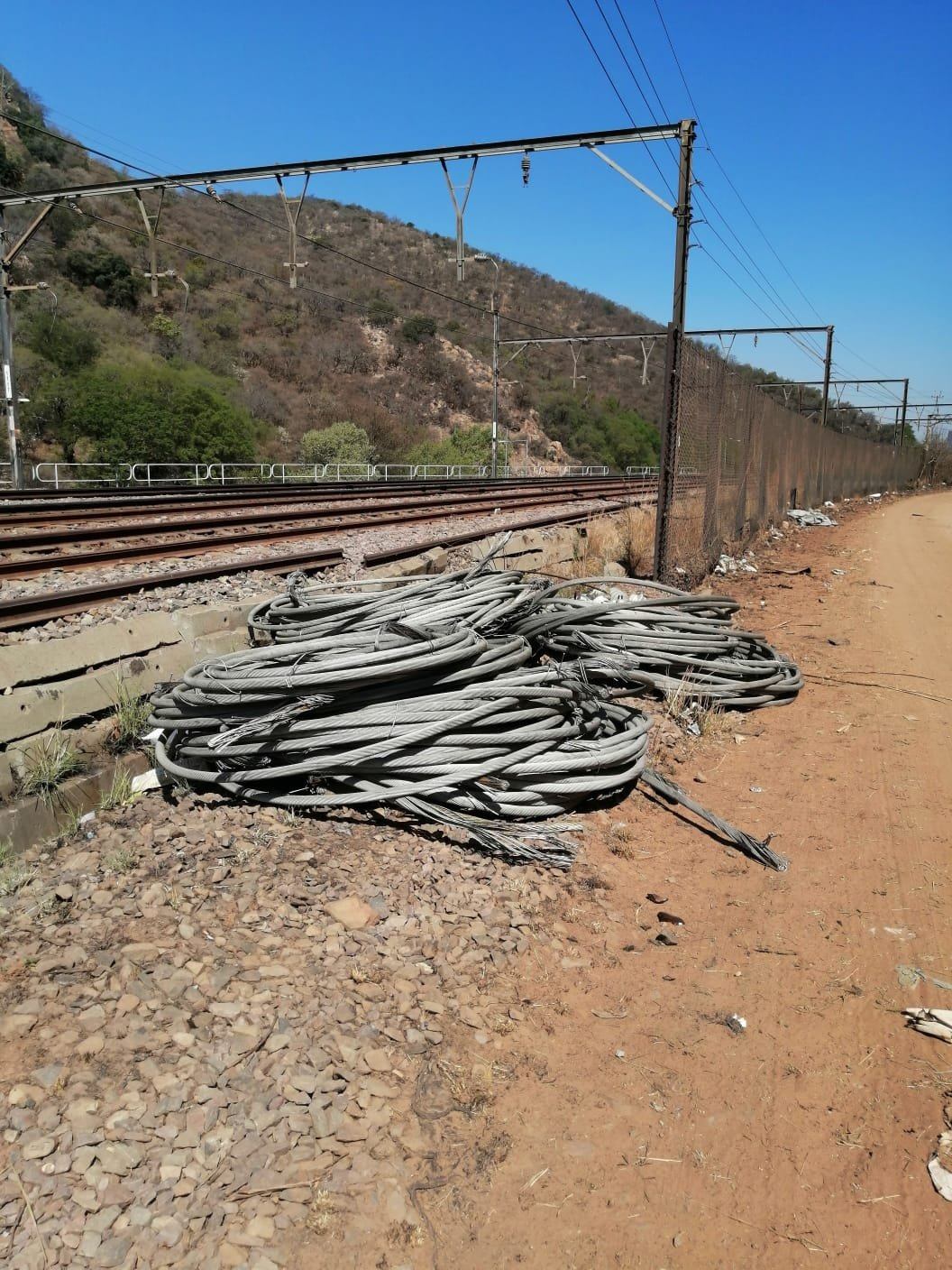 Two arrested for possession of stolen Metrorail cables in Pretoria