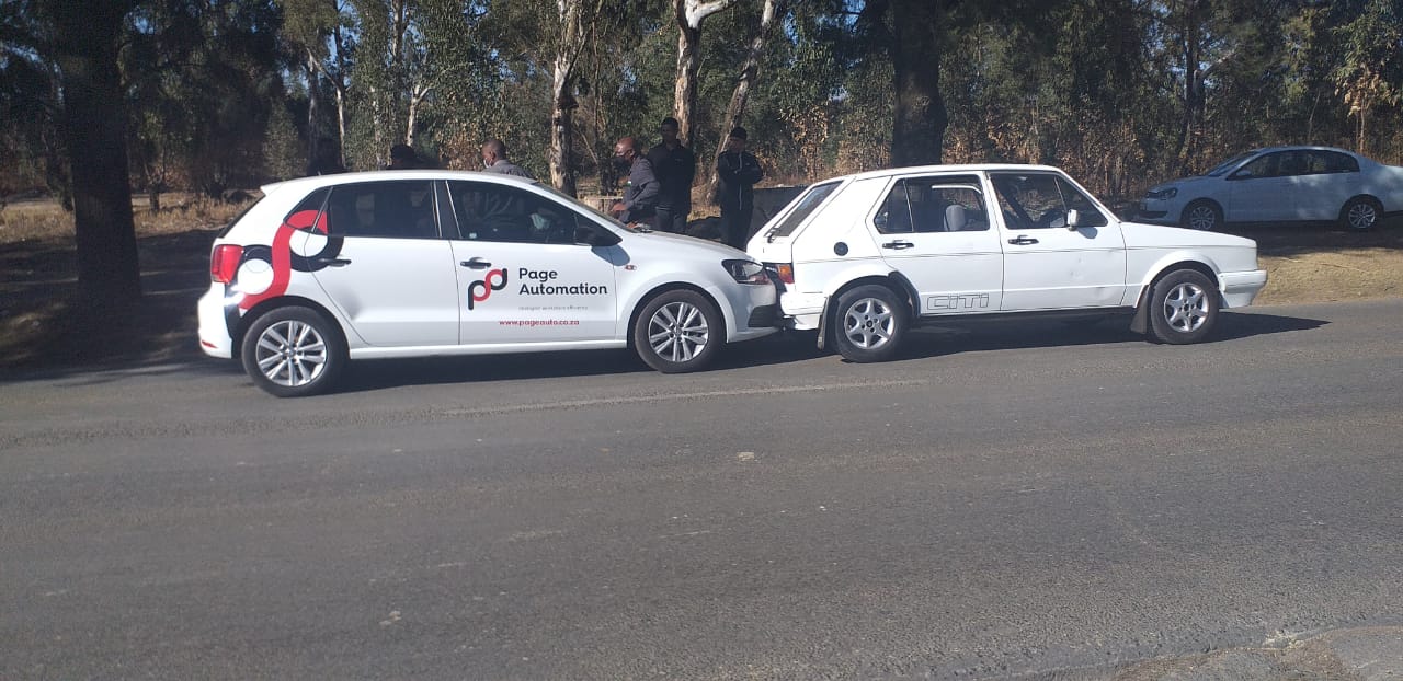 Two-vehicle collision in Germiston