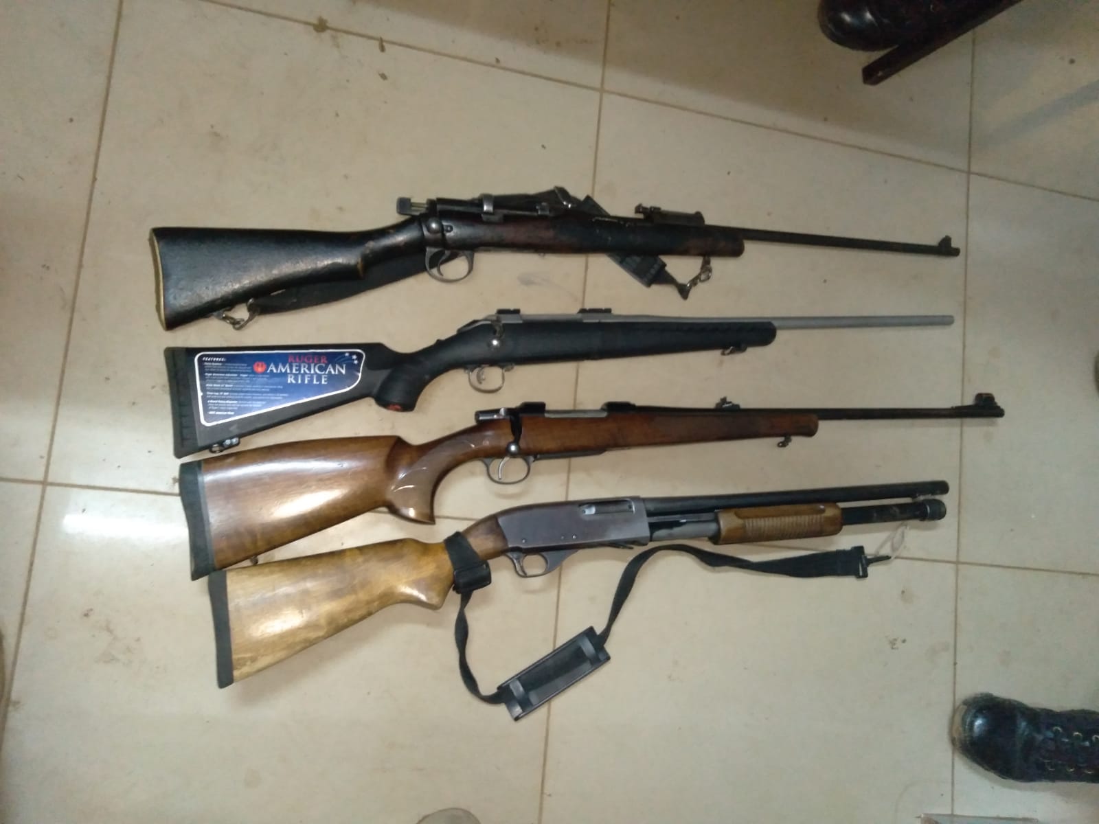 Four firearms seized in Ematimatolo