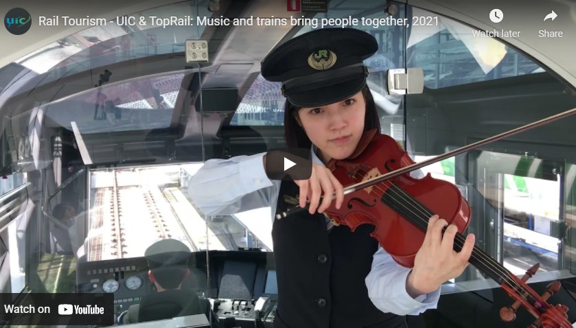 UIC, the worldwide railway organisation, is pleased to release “Music and trains bring people together”, a UIC TopRail group initiative for the European Year of Rail 2021