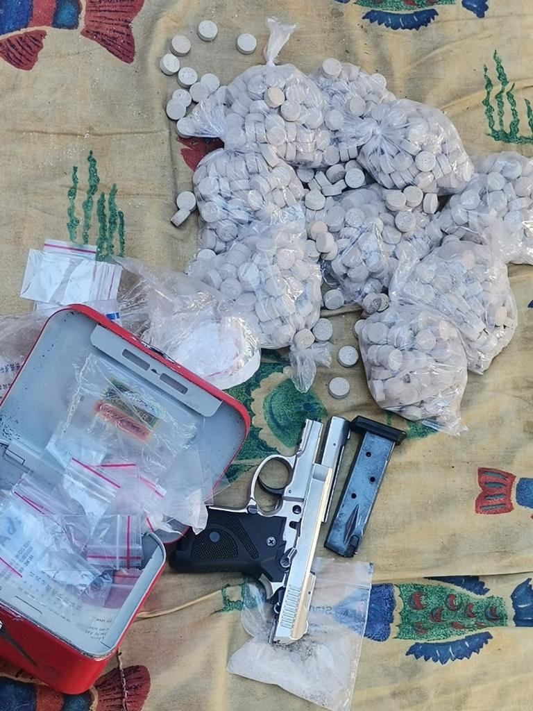 Drugs and unlicensed firearm confiscated in Kraaifontein.