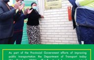 MEC Nkonyeni hands over 109-million rand state-of-the-art integrated public transport facility in Umzimkhulu.