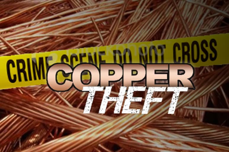 Suspect arrested with copper cables