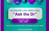 SADAG's Facebook LIVE Video focusing on 'Ask the Dr'