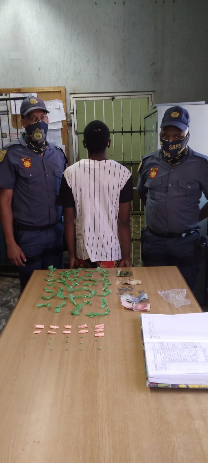 Two suspects busted for dealing drugs