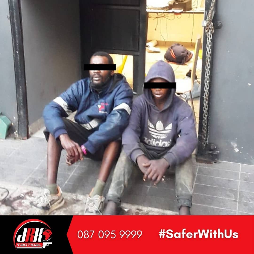 Two suspects were arrested by dRK Tactical Control for a business robbery at KFC