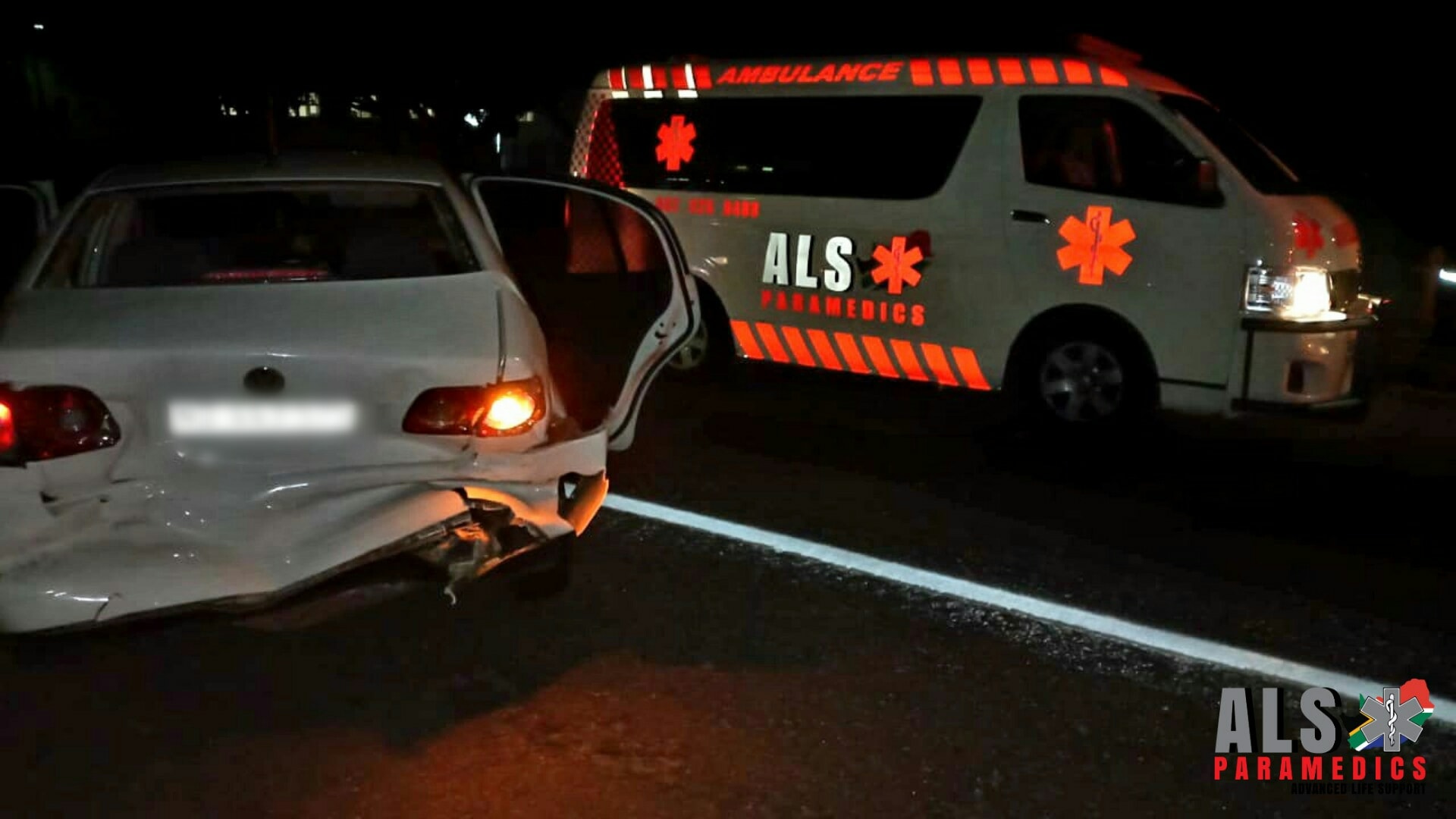 One injured in a collision between two vehicles on Ordinance Road and Wyatt Road.