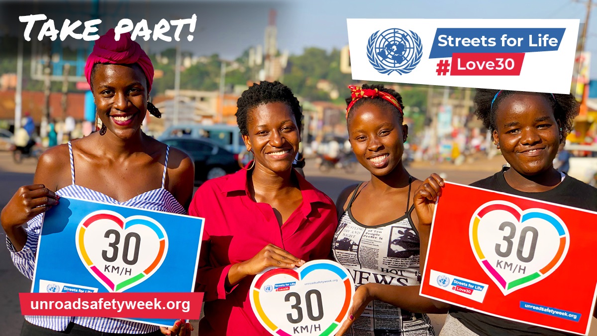 The Streets for Life #Love30 campaign presented with a 2021 Prince Michael International Road Safety Award.
