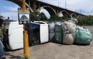 Vehicle rollover in Canelands