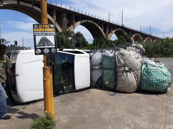 Vehicle rollover in Canelands