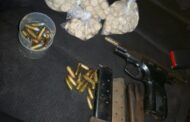Prohibited firearms, ammunition and drugs seized