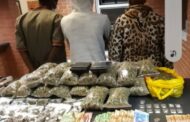 Police sweeping streets and houses off drugs and dagga