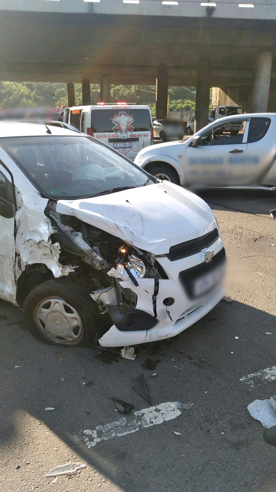 One injured in a collision on the M7 in Rossburgh