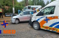 No injuries in a collision at an intersection in Bloemfontein