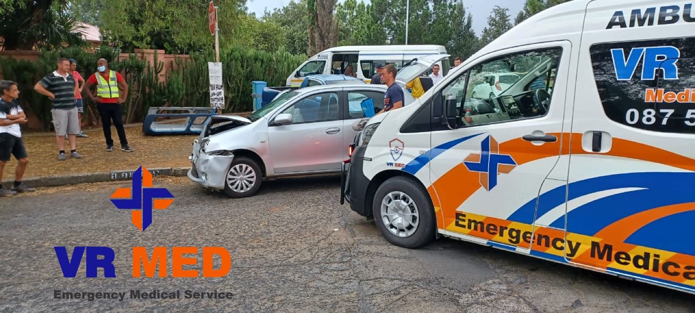 No injuries in a collision at an intersection in Bloemfontein