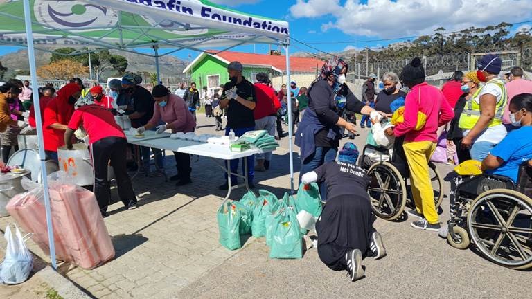Support for Mustadafin's event, 'Fish with us for a purpose, to feed a mind and feed a belly'