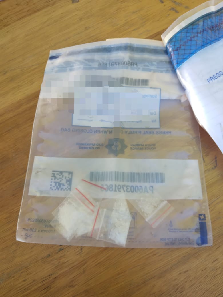 Police in Pampierstad bust drug dealer with drugs worth more than R7000