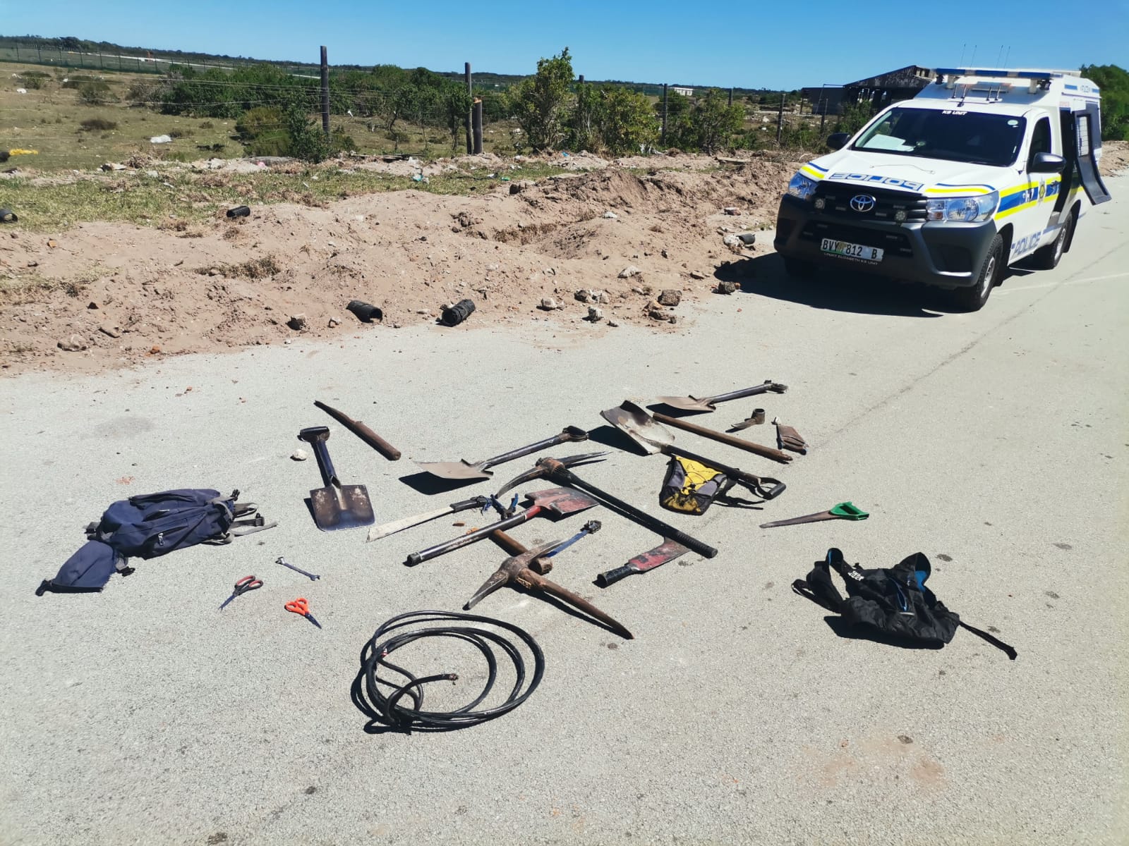 K9 Unit members arrest cable thieves