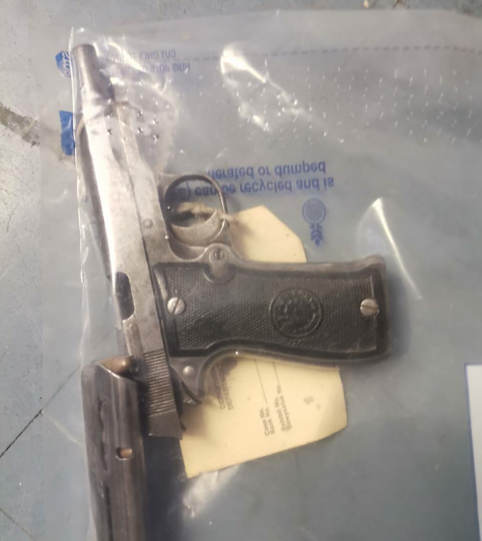SAPS Soshanguve members recover an unlicensed firearm and ammunition following a domestic violence complaint