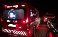 Pedestrian injured in a road crash at Table View