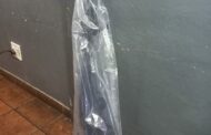 Suspect arrested for unlawful possession of firearm with ammunition and for possession of dangerous weapon