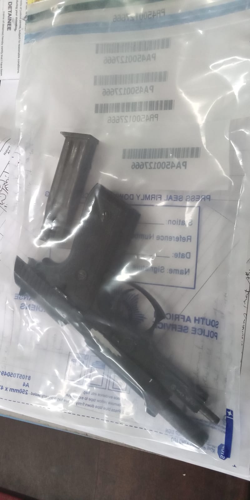 Suspects arrested for possession of unlicensed firearm