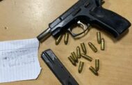 Observant members arrest suspect with unlicensed firearm