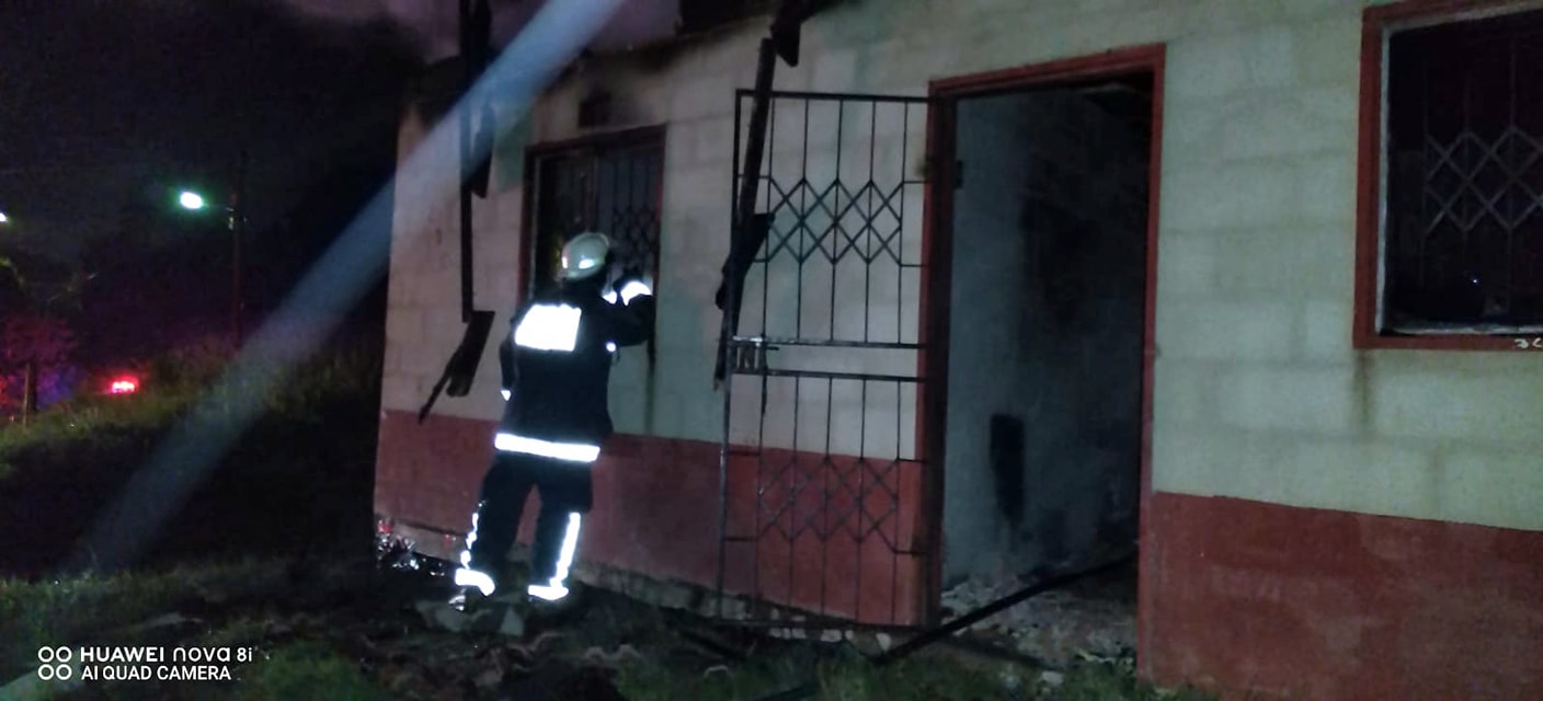 Reportedly drunk son accused of setting house on fire