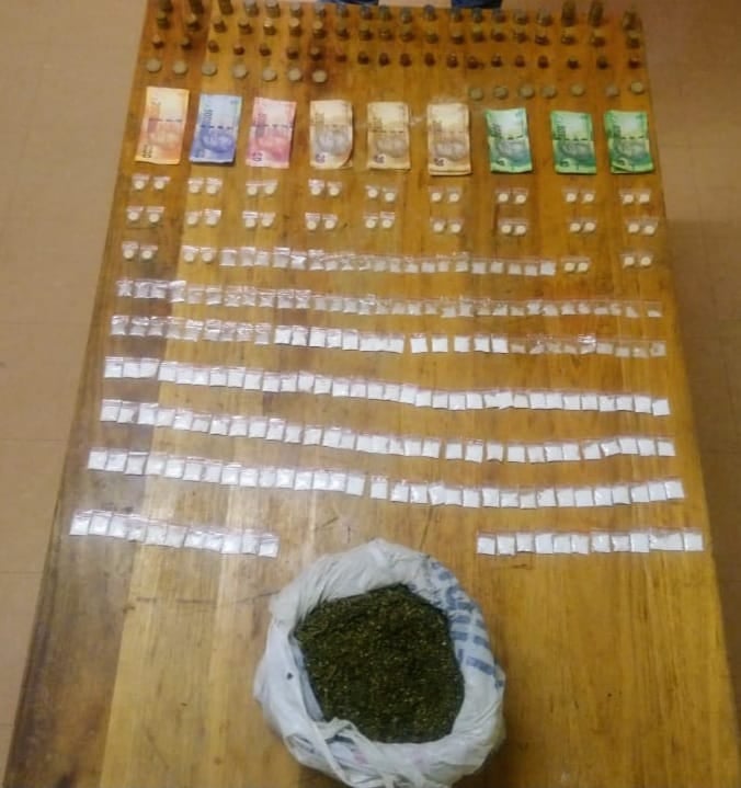 Suspect arrested for possession and dealing in drugs