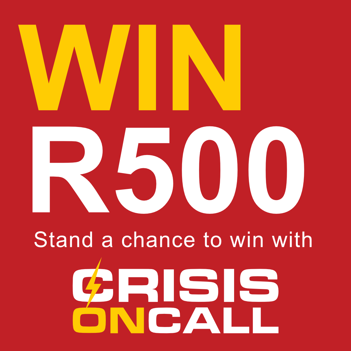 CrisisOnCall offers R500 prize for lucky participant in Market Research
