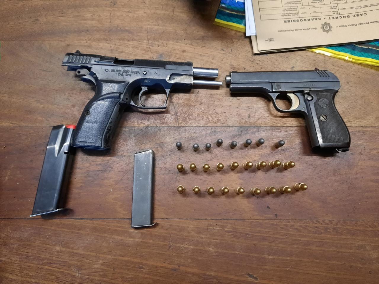 Police bust suspects in possession of firearms and ammunition