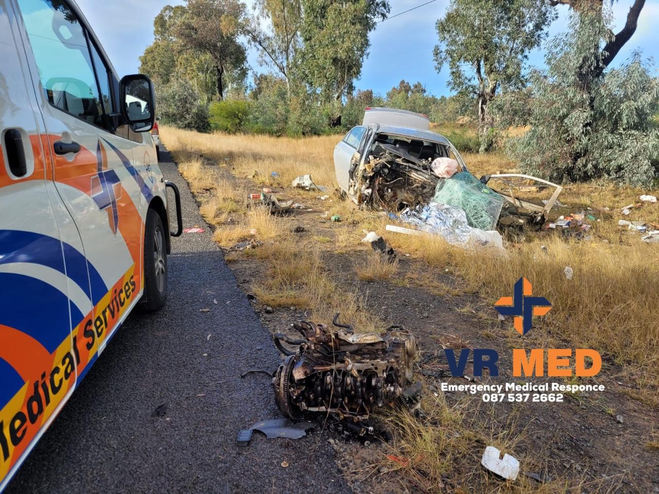 One dead, one seriously injured in a collision on the R702 Dewetsdorp