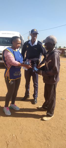 Police campaign against substance abuse and gender-based violence in Alrapark