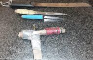 Zip guns and copper cables confiscated by Police near George