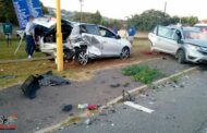 Three people injured in a collision on Tara Road and Parsons Road on the Bluff