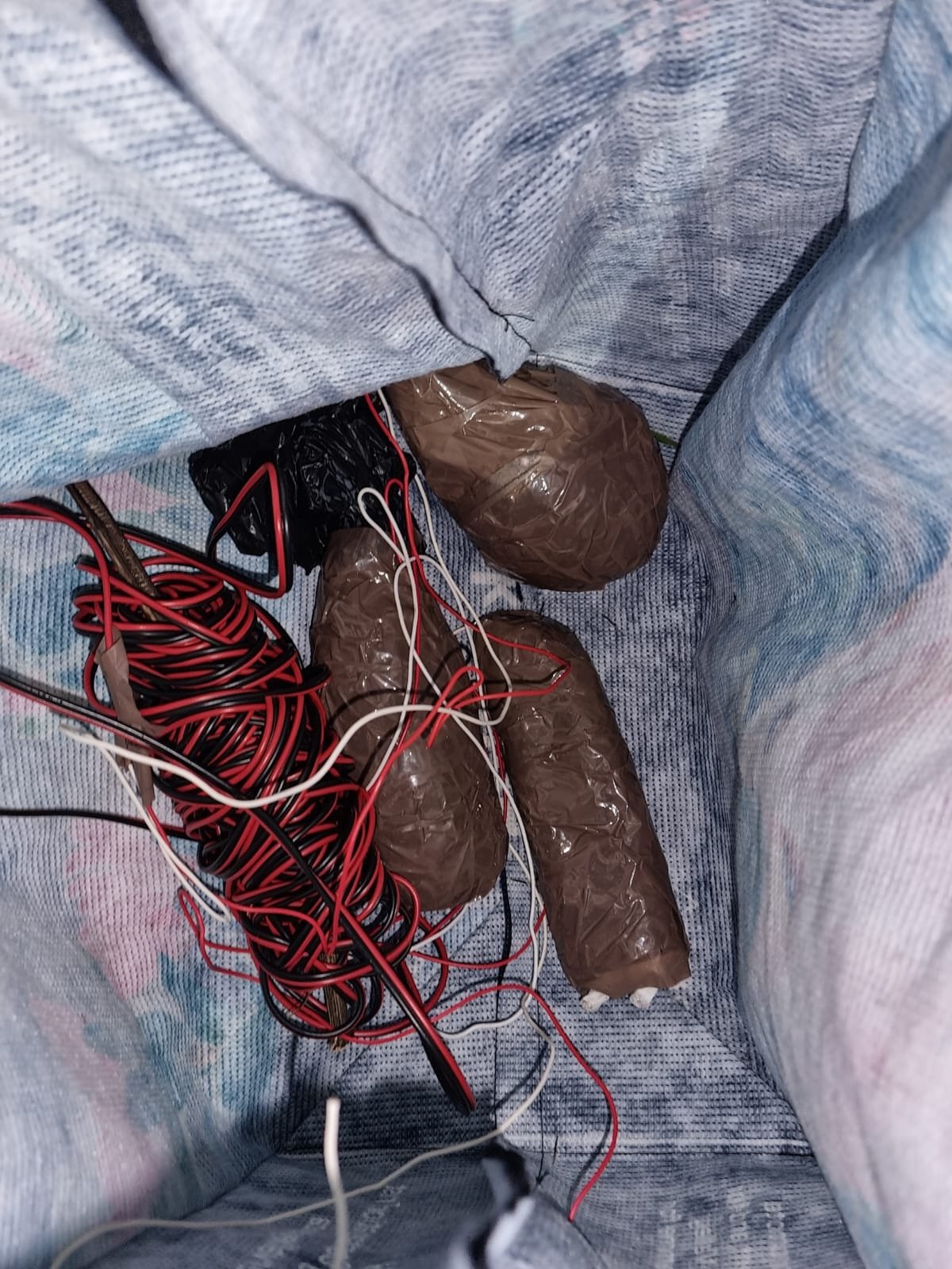 A 55-year-old man was arrested for alleged possession of illegal explosives