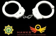 Hawks arrested three men for possession of stolen vehicle