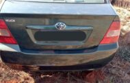 Hijacked Toyota Corolla recovered by #JMPD #RegionG Operations officers.