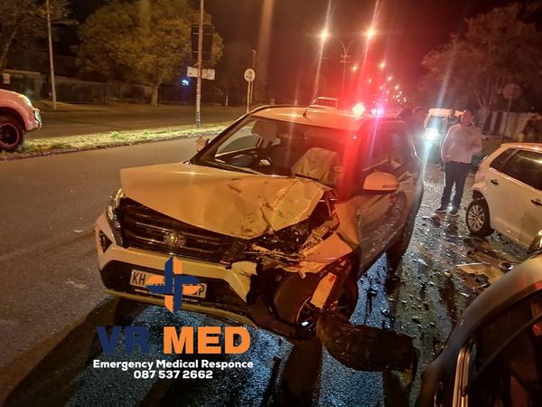 Three vehicles collide on Generaal Hertzog road in Dan Pienaar, Bloemfontein