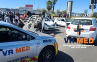 Collision at intersection outside the Checkers Hyper, Bloemfontein