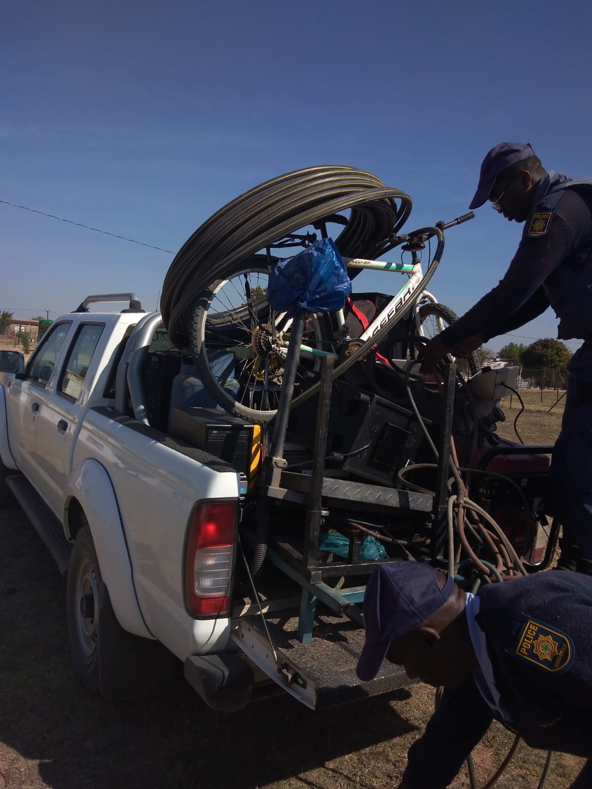 Seven suspects nabbed, stolen property and ammunition recovered