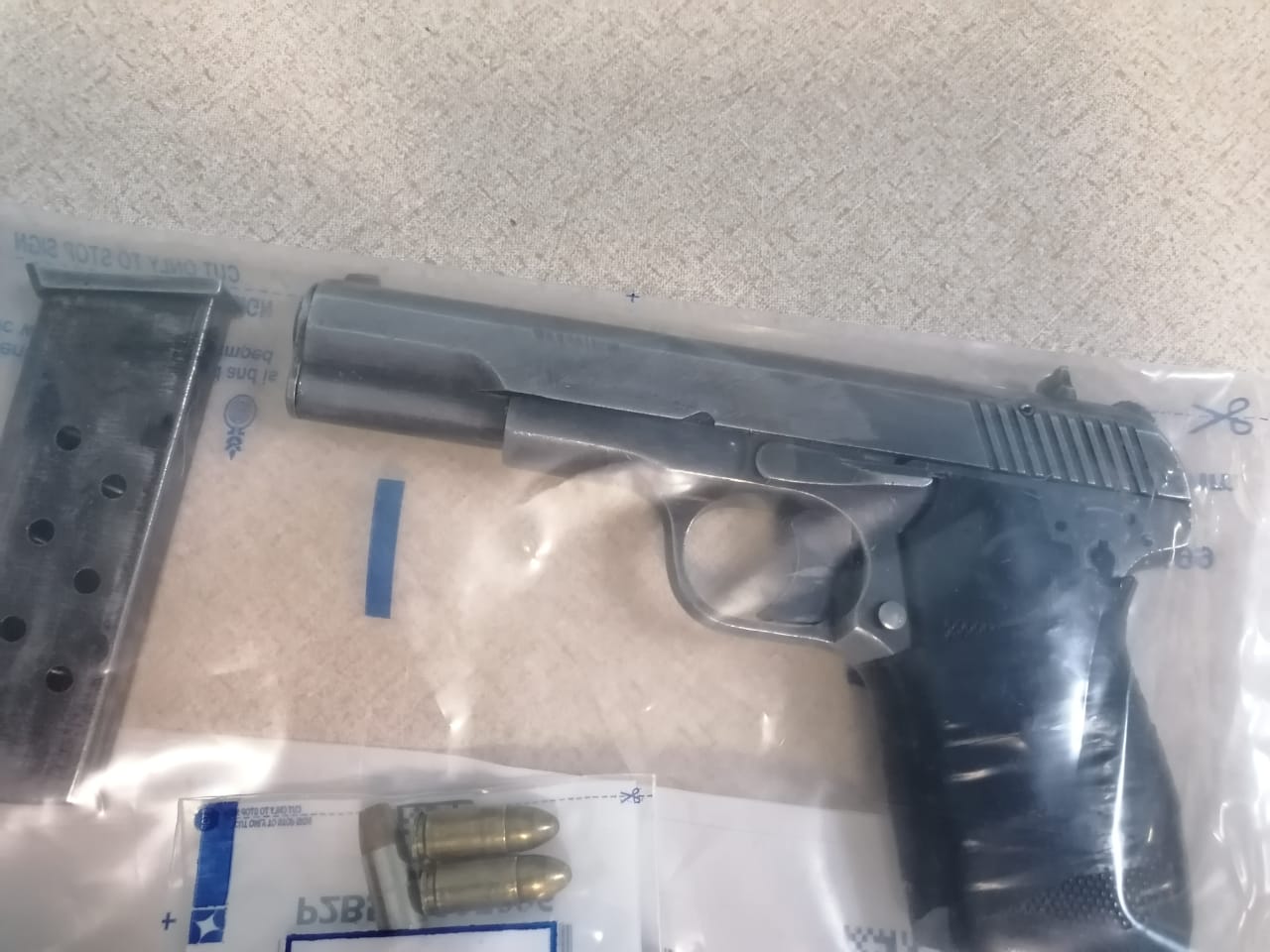 Suspect behind bars for possession of unlicensed firearm and ammunition