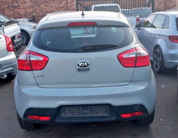 Hijacked silver Grey Kia Rio recovered by #JMPD K9 Unit.