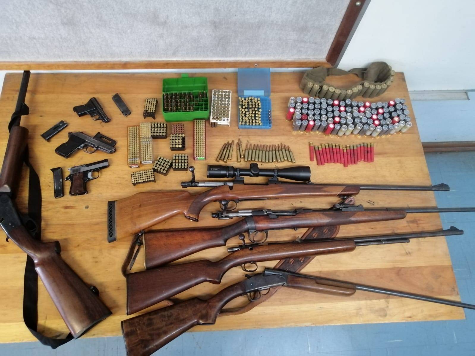 Nine firearms recovered during police operation