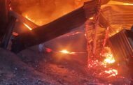 Informal home gutted in a fire in Buffelsdraai