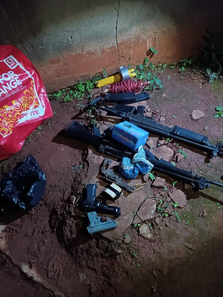 The fight against trio crimes continues as a man was arrested for possession of illegal firearms and ammunition