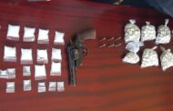 Drug clean-up leads to the discovery of an unlicensed firearm