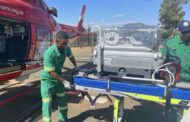 10hr old premature baby airlifted by the Gqeberha Eastern Cape Department of Health EMS/AMS emergency helicopter