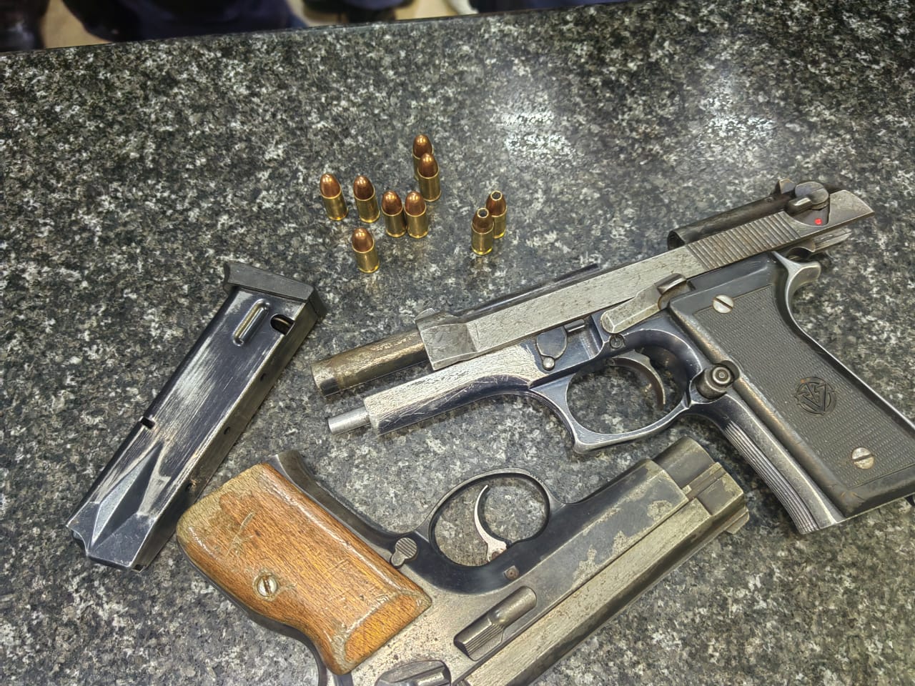 Police in Ekurhuleni District arrested three alleged hijackers and recovered two unlicensed firearms in Alberton