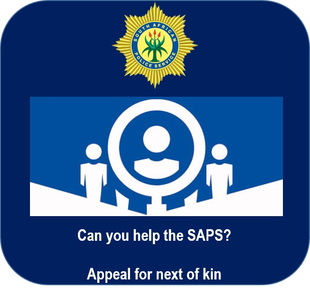 SAPS Kwadwesi seek next of kin of murdered man